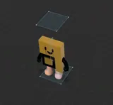 Hugo — rozpracovaný 3D model podle JPG předlohy