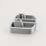Dvě nové šedé krytky po 3D tisku